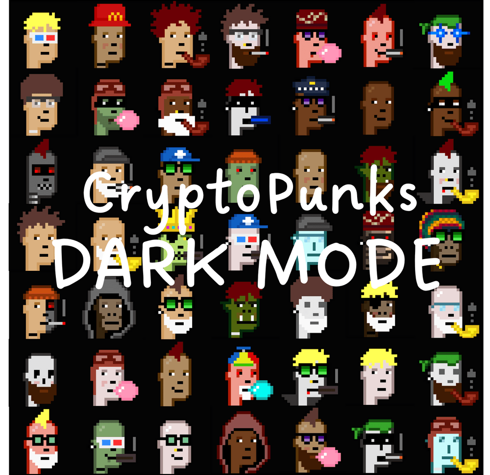 CryptoPunks Darkmode