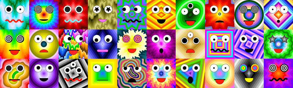 Cosmic Cuties by Jen Stark