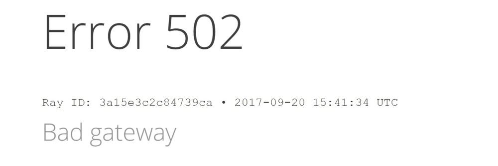 Bad Gateway