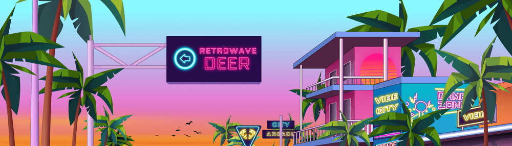 Retrowave Deer NFT