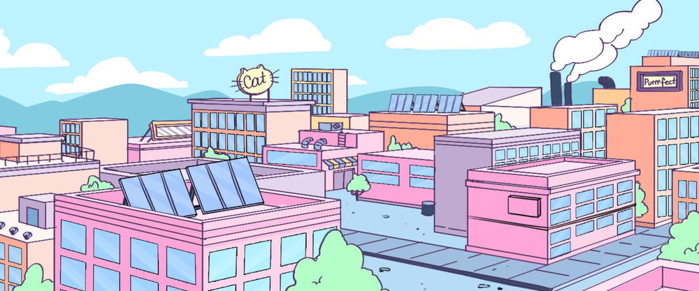 Doodle Gutter Cats