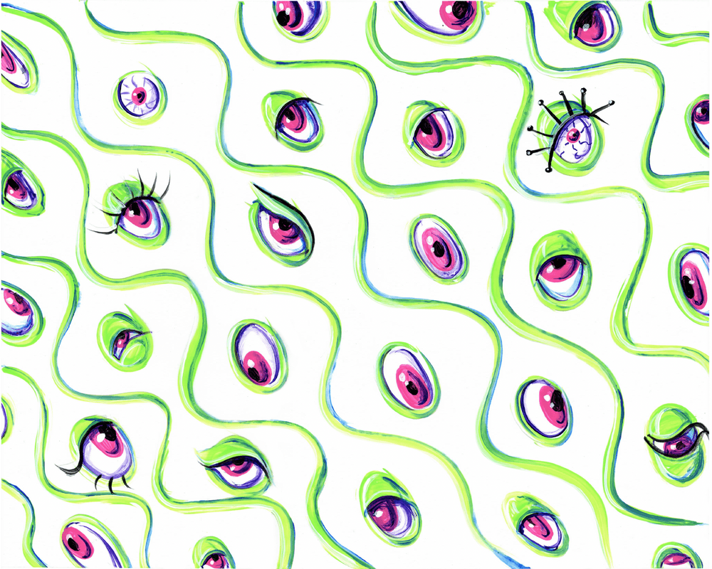UnderAqua Mint Pass by Kenny Scharf