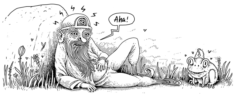 I David: The bawdy adventures of a knock about wizard.