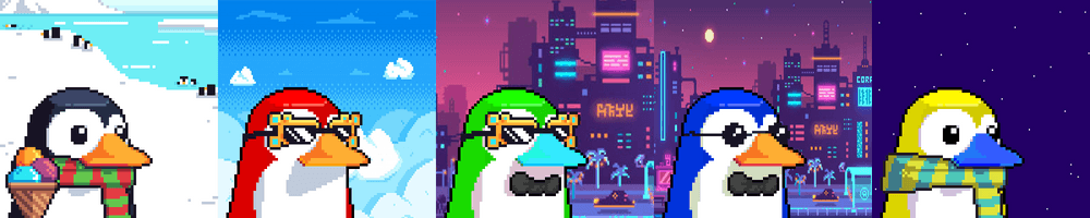The Plxel Pudgy Pengulns