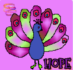 HAPPY PEACOCK