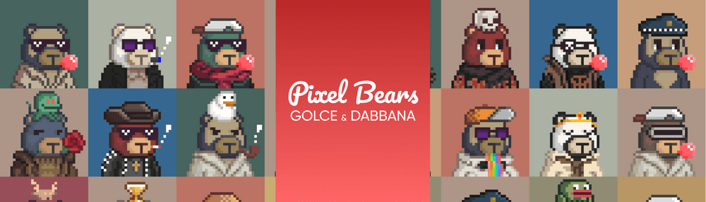 PixelBears x Golce&Dabbana Drip