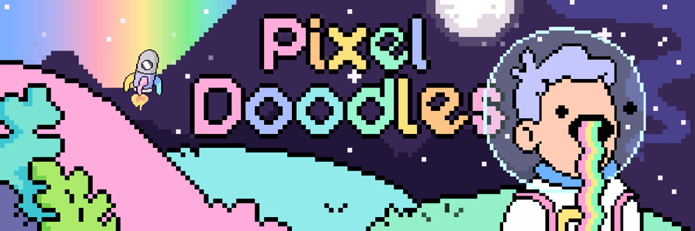 Pixel Doodles by JV