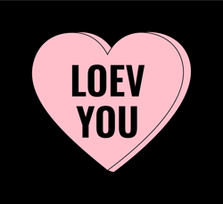LOEV IS CHECKERED