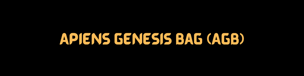 Apiens Genesis Bag (AGB)