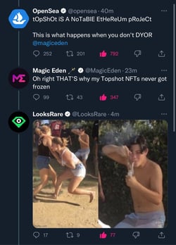 Hacked project by bots