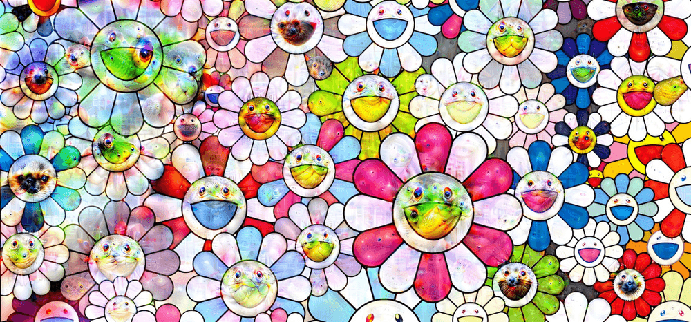 AI Murakami Flowers