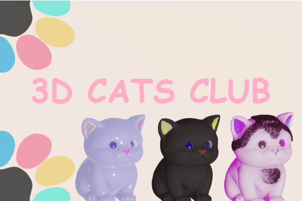3D Cats Club Original