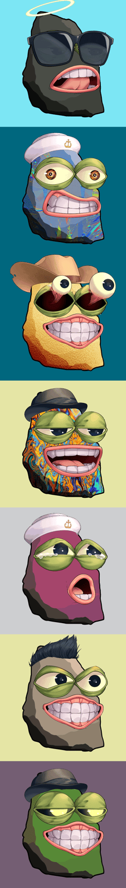 Rare Apepe Rocks
