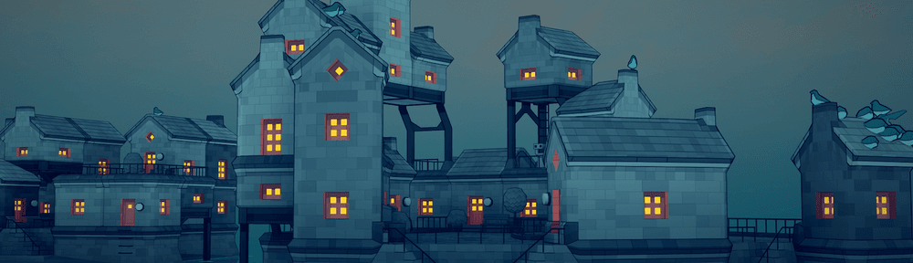 Isolated Town By The Sea