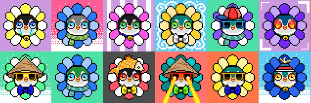 BirdsFlowers
