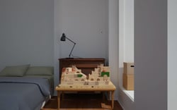 Bedroom Cuboro Stacks by Sean Lockwood, 2016