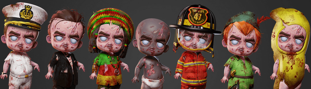 Crazy Babies Zombies by CB