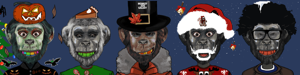 Monkey Zoo Galaxy Holiday Edition