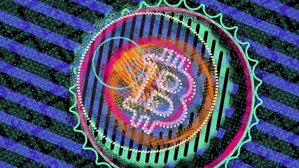 Right Place & Right Time - Bitcoin Volatility Art by Matt Kane
