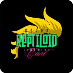 BRPC Bored Reptiloid Punk Club Membership Cards