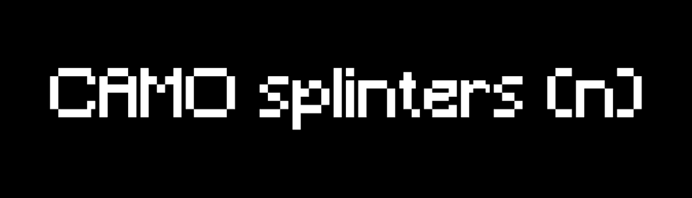 CAMO splinters (n)