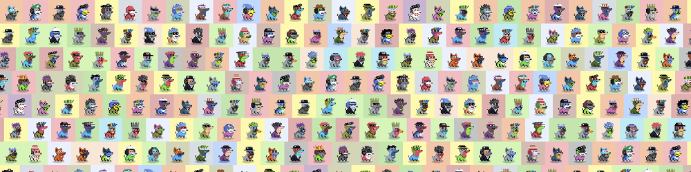 Pixel Pups CC0 -life size-