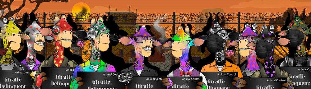 Exotic Mugshots - Delinquent Giraffes