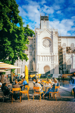 Summer terrace in "SANTE CATHERINE"