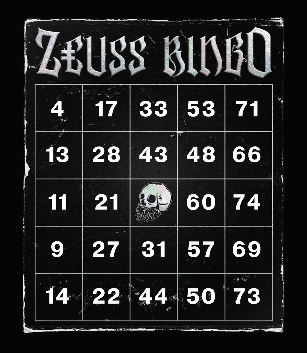 Zeuss Bingo #909