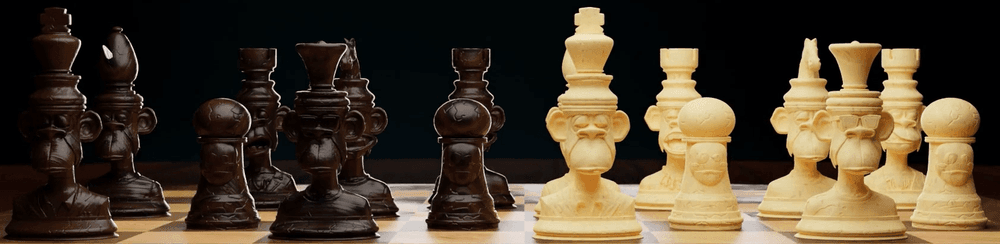 The Bored Ape Chess Set by IsmToys