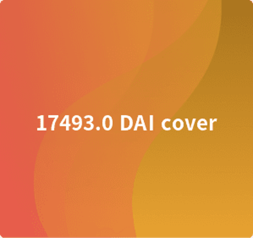 17493.0 DAI cover on Aave