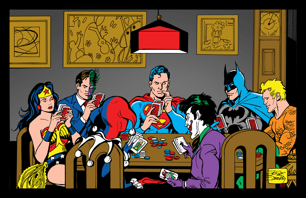 Heroes Playing Poker - Classic Edition