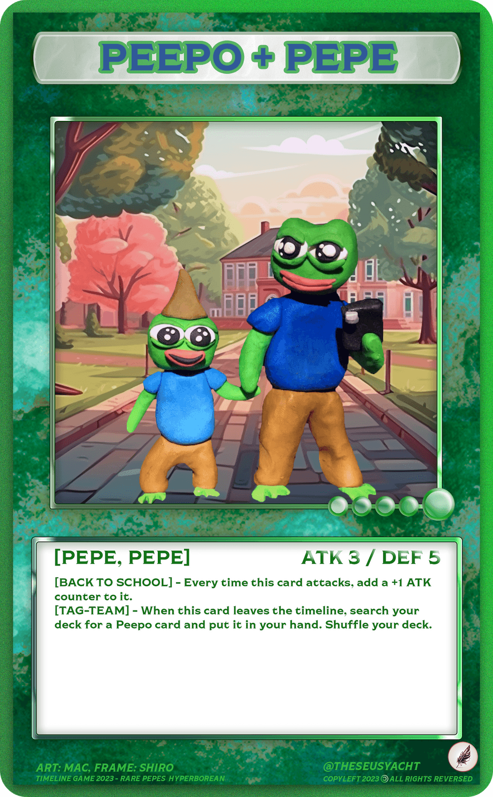 Timeline Game: Rare Pepes #155