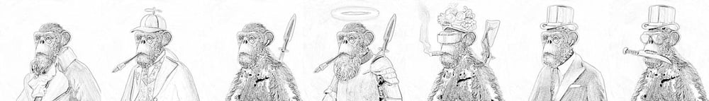 Sketchy Old Apes