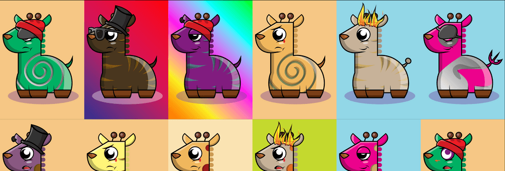 Overweight Giraffes