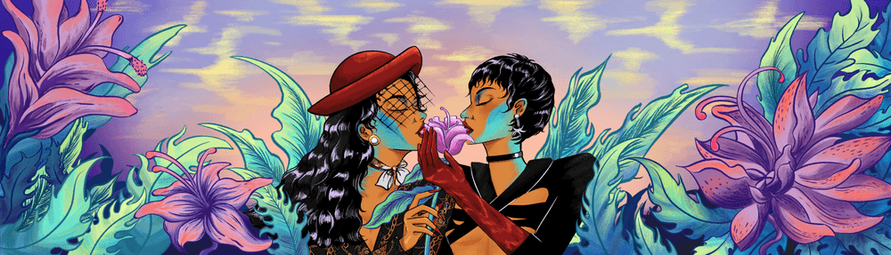 Girls and flowers official