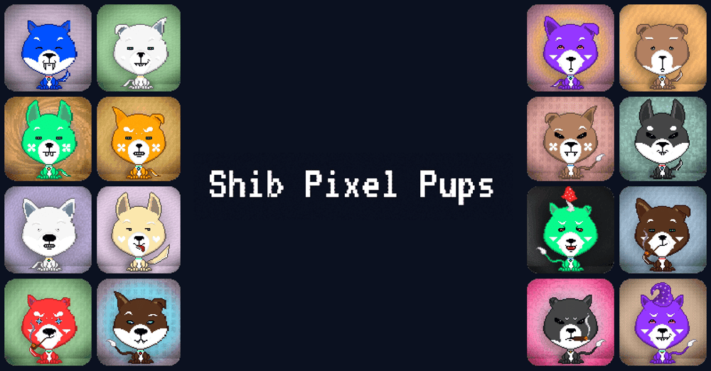 SHIB PIXEL PUPS