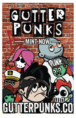Gutter Punks Comic - Flyers