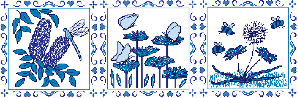 Delft Blue Garden