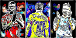 Football Players Art V3