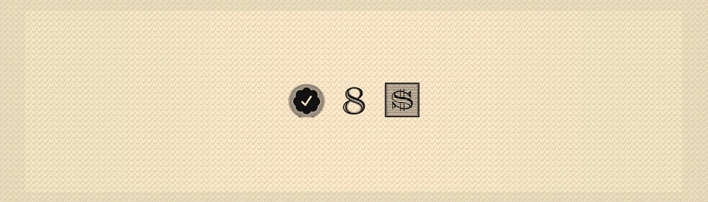 Eight Dollar Bill - Checks Edition