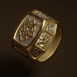 Meta Lion Ring