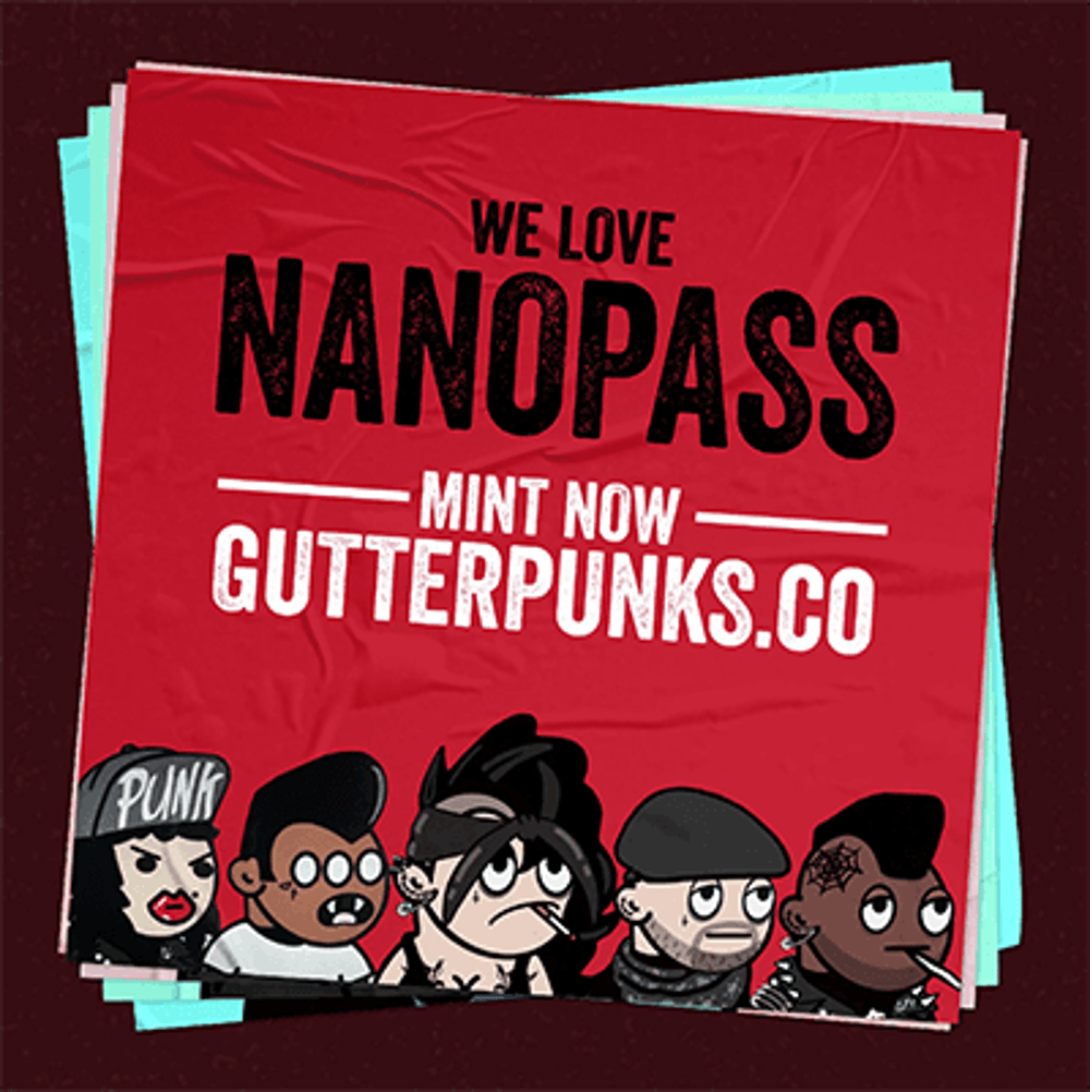 Gutter Punks Flyer - NANOPASS