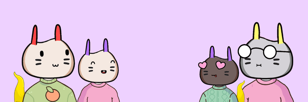NotOkayCatStrangeBeanzAlienDoodleCreepzBoki