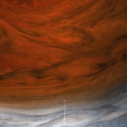 Footprints on Jupiter