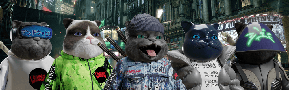 SamuraiCats 3D by Hiro Ando