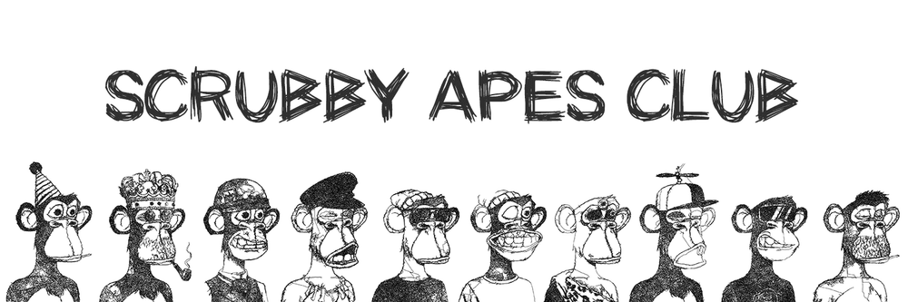 Scrubby Ape Artwork