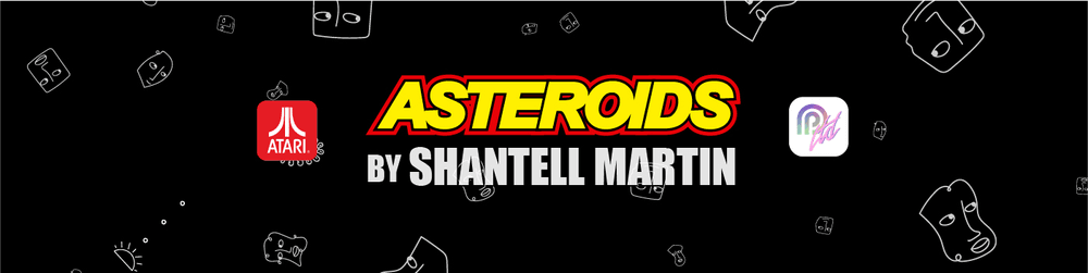 Atari Asteroids by Shantell Martin
