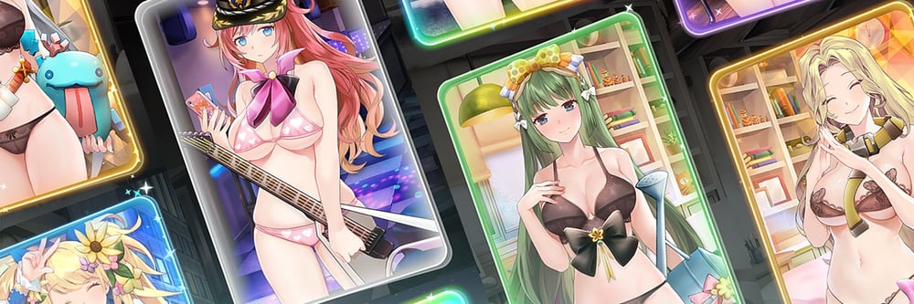 Shiny Girl Card