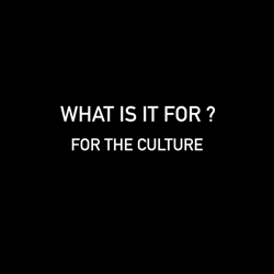 WHAT IS IT FOR ?